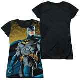 Junior Cap Sleeve 100% Poly Black Back