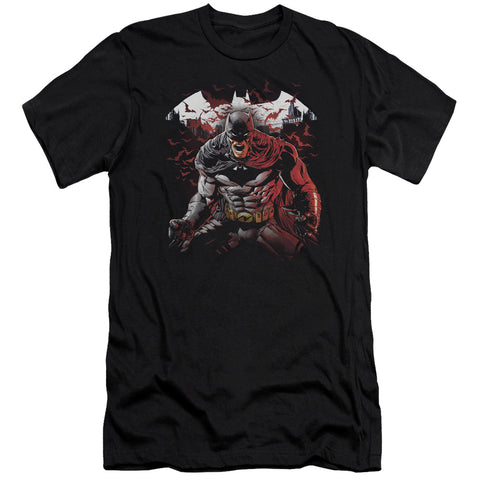 Batman/raging Bat-premuim Canvas Adult Slim Fit 30/1-black