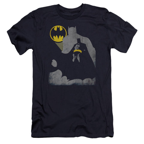 Batman/bat Knockout-premuim Canvas Adult Slim Fit 30/1-navy