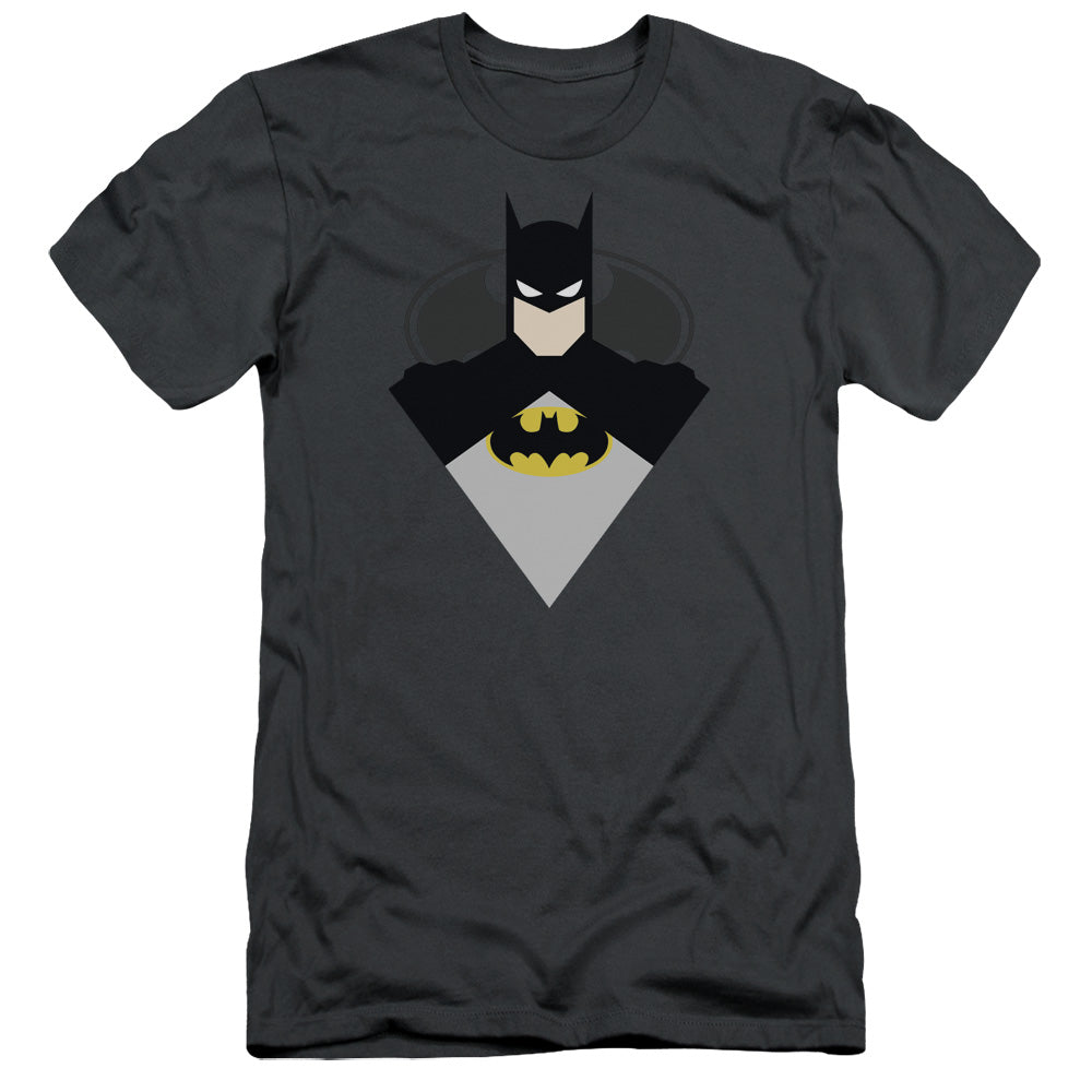 Batman/simple Bat-s/s Adult 30/1-charcoal
