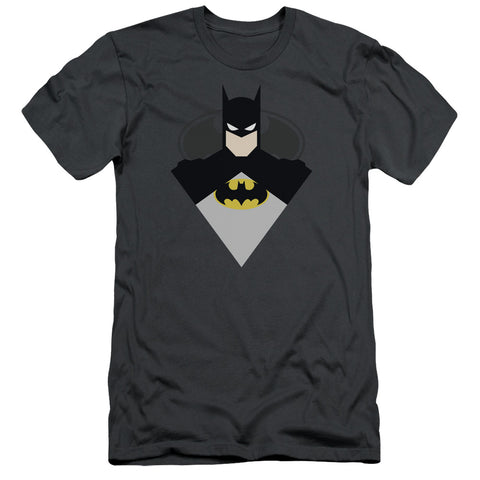Batman/simple Bat-s/s Adult 30/1-charcoal
