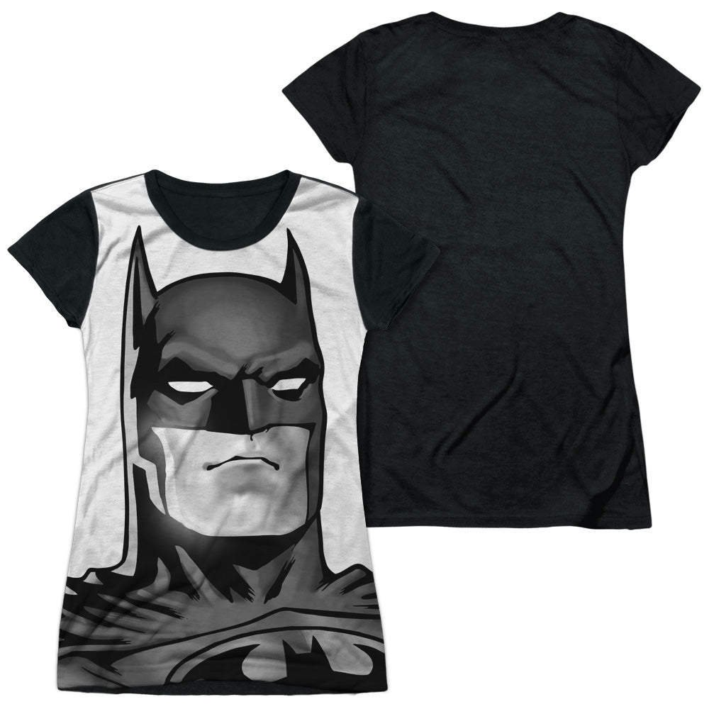 Junior Cap Sleeve 100% Poly Black Back
