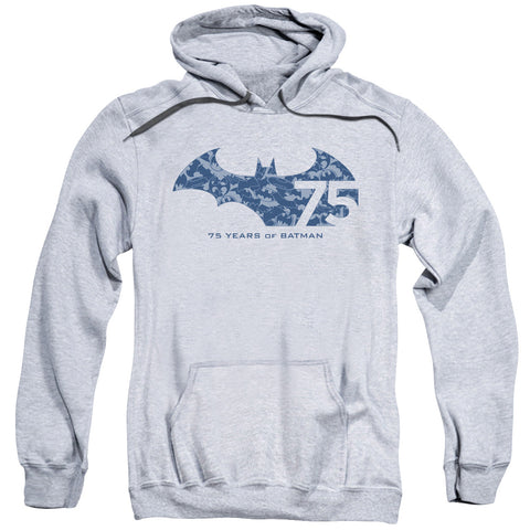 Batman/75 Year Collage-adult Pull-over Hoodie-athletic Heather