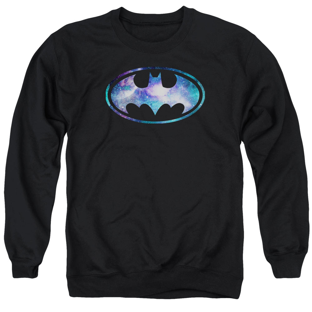 Batman/galaxy 2 Signal - Adult Crewneck Sweatshirt - Black