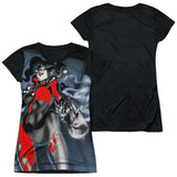 Junior Cap Sleeve 100% Poly Black Back