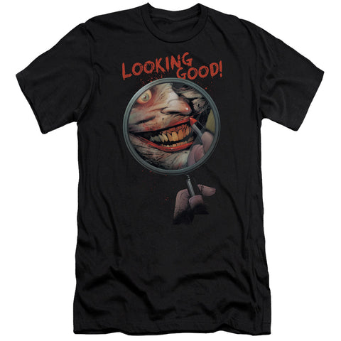 Batman/looking Good-premuim Canvas Adult Slim Fit 30/1-black