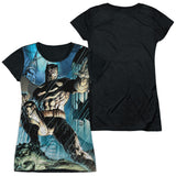 Junior Cap Sleeve 100% Poly Black Back