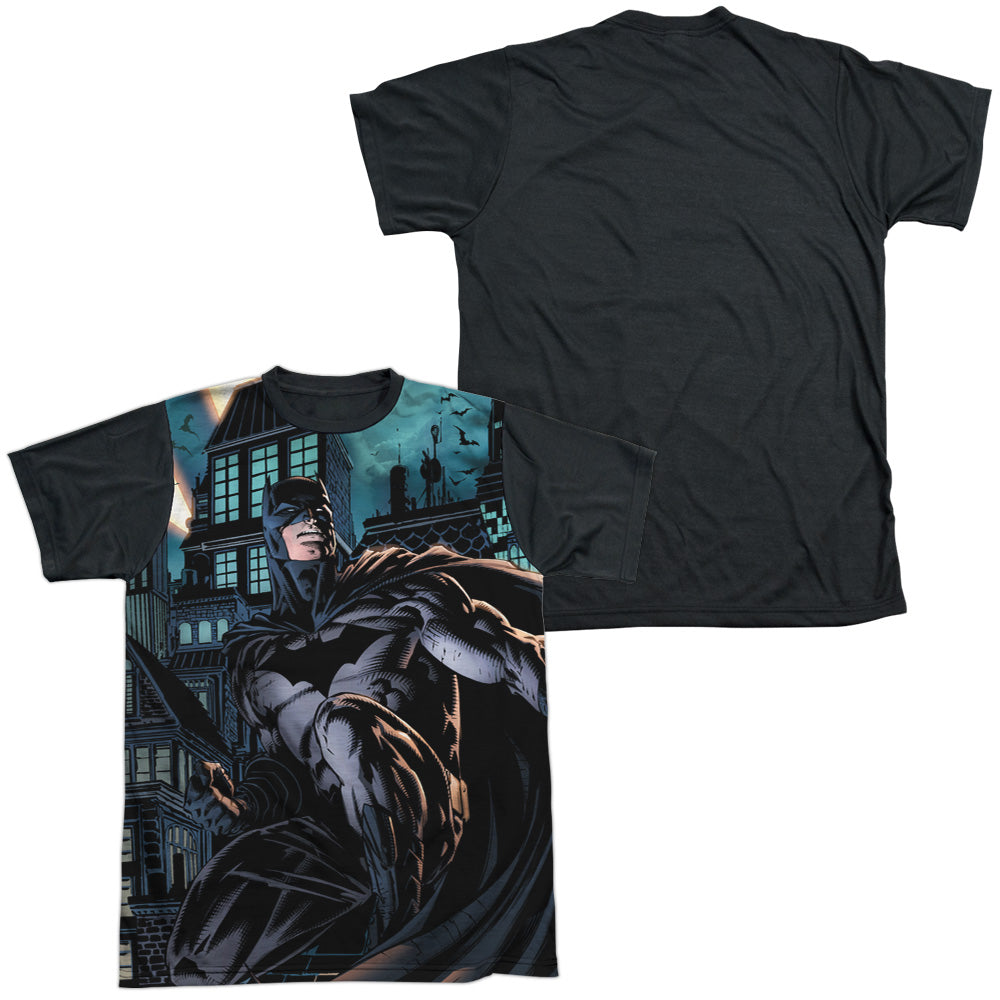 Batman/coming For You-s/s Adult White Front Black Back  -white