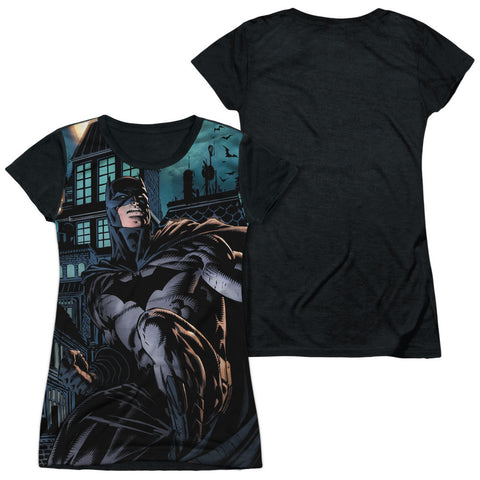 Junior Cap Sleeve 100% Poly Black Back