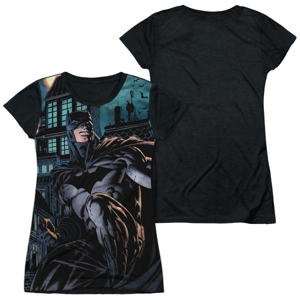 Junior Cap Sleeve 100% Poly Black Back