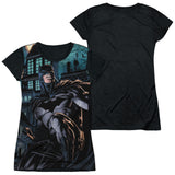 Junior Cap Sleeve 100% Poly Black Back