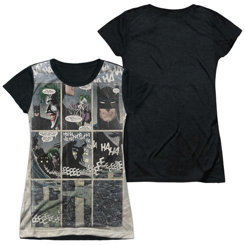 Junior Cap Sleeve 100% Poly Black Back