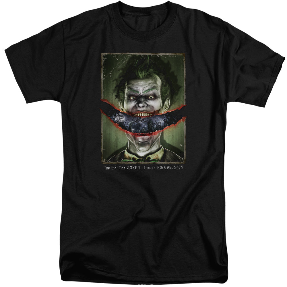 Batman Aa/split Lip-s/s Adult Tall-black