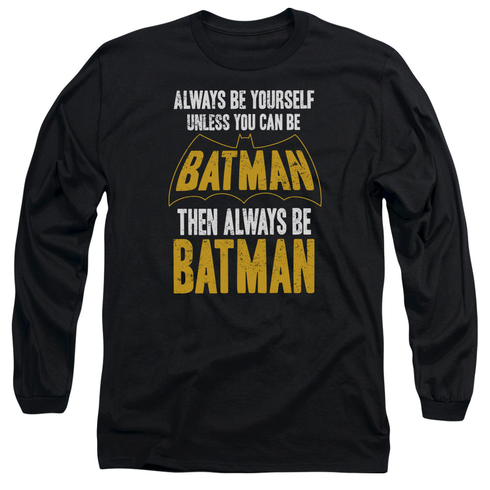 Batman/be Batman-l/s Adult 18/1-black