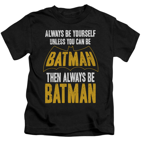 Batman/be Batman-s/s Juvenile 18/1-black