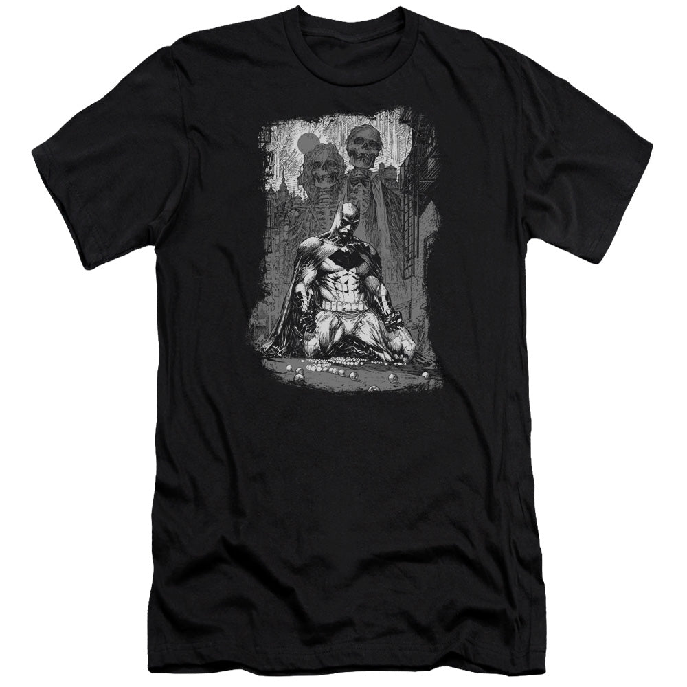 Batman/sketchy Shadows-s/s Adult 30/1-black