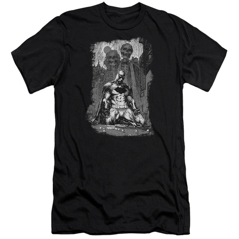 Batman/sketchy Shadows-s/s Adult 30/1-black