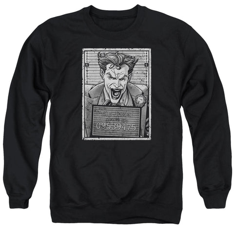 Batman/joker Inmate - Adult Crewneck Sweatshirt - Black