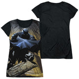 Junior Cap Sleeve 100% Poly Black Back