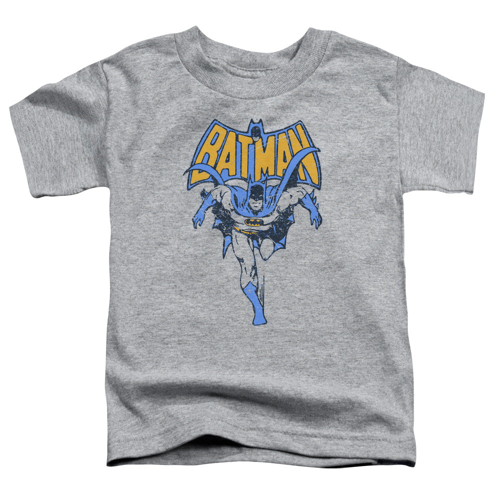 Batman/vintage Run-s/s Toddler Tee-athletic Heather