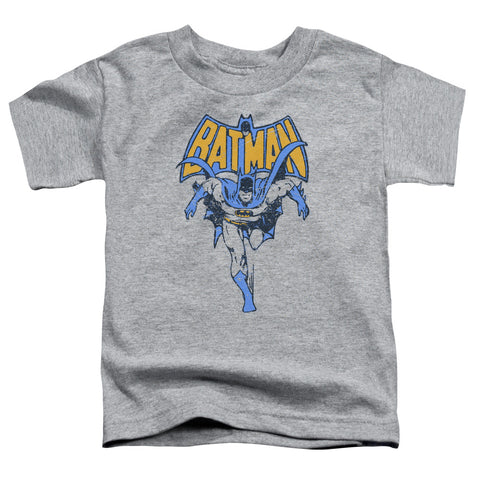 Batman/vintage Run-s/s Toddler Tee-athletic Heather