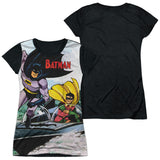 Junior Cap Sleeve 100% Poly Black Back