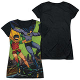 Junior Cap Sleeve 100% Poly Black Back