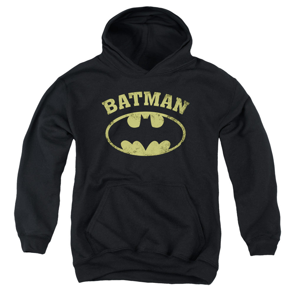 Batman/over Symbol-youth Pull-over Hoodie-black