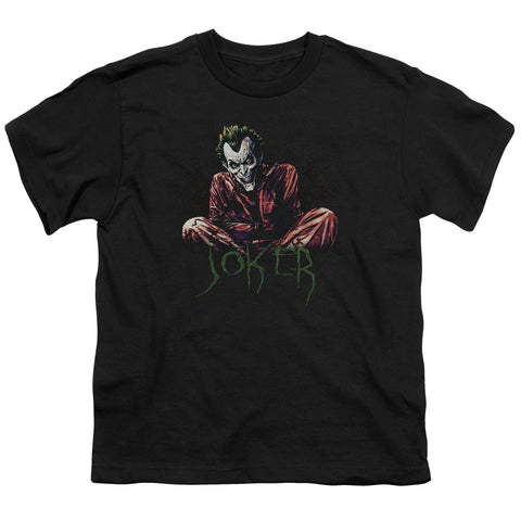 Batman/straight Jacket-s/s Youth 18/1-black