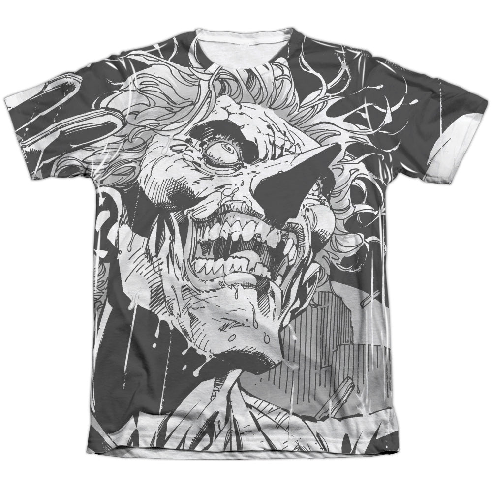 Batman/joker-adult Poly/cotton S/s Tee-white