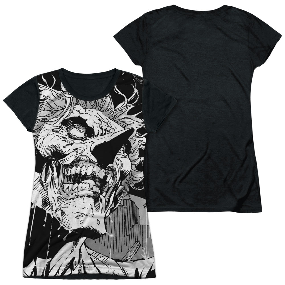 Junior Cap Sleeve 100% Poly Black Back