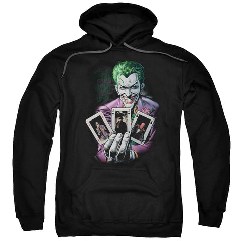Batman/3 Of A Kind-adult Pull-over Hoodie-black