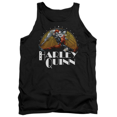 Batman/play Date-adult Tank-black