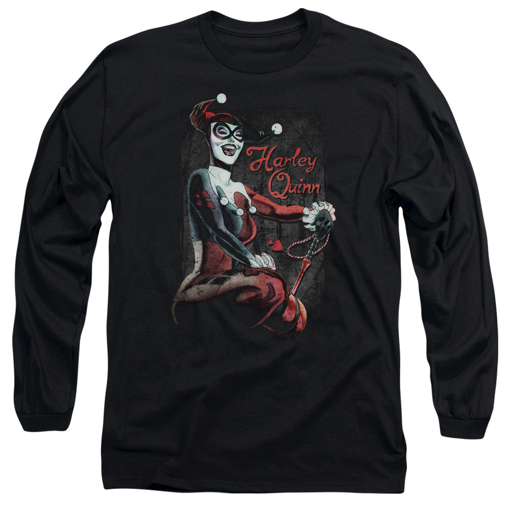Batman/laugh It Up-l/s Adult 18/1-black