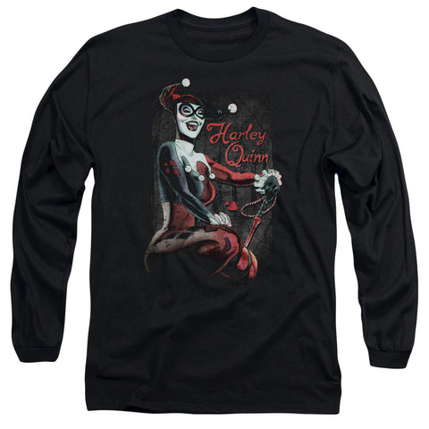 Batman/laugh It Up-l/s Adult 18/1-black