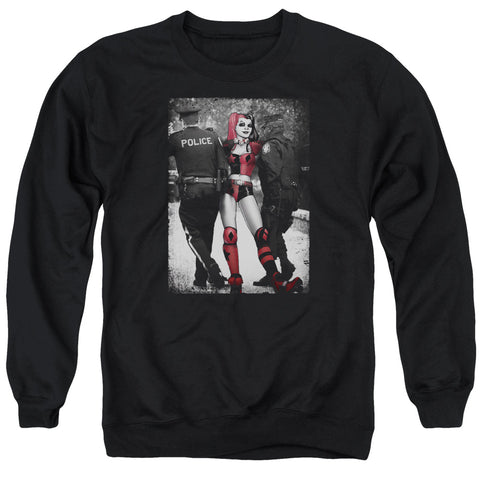 Batman/arrest - Adult Crewneck Sweatshirt - Black
