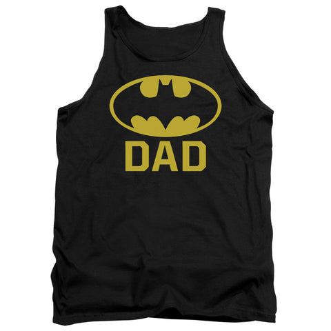 Batman/bat Dad-adult Tank-black
