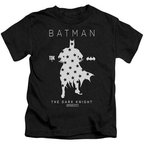 Batman/star Silhouette-s/s Juvenile 18/1-black