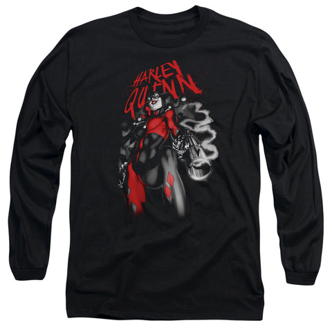 Batman/down The Barrel-l/s Adult 18/1-black