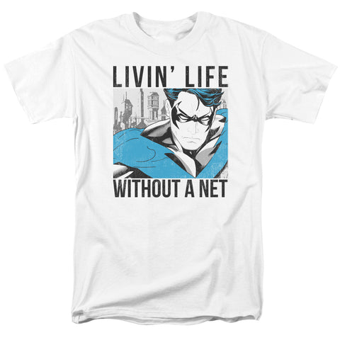 Batman/without A Net-s/s Adult 18/1-white