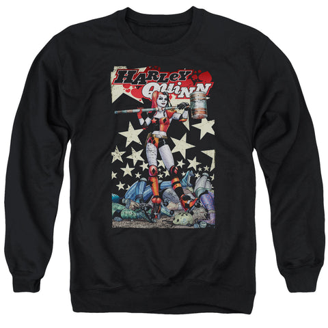 Batman/quinn One-adult Crewneck Sweatshirt-black