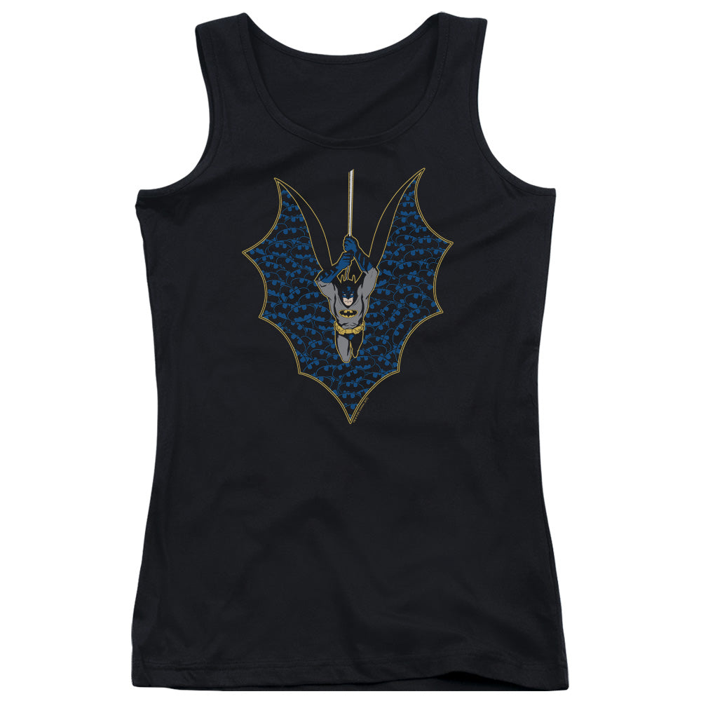 Batman/bat Fill-juniors Tank Top  -black