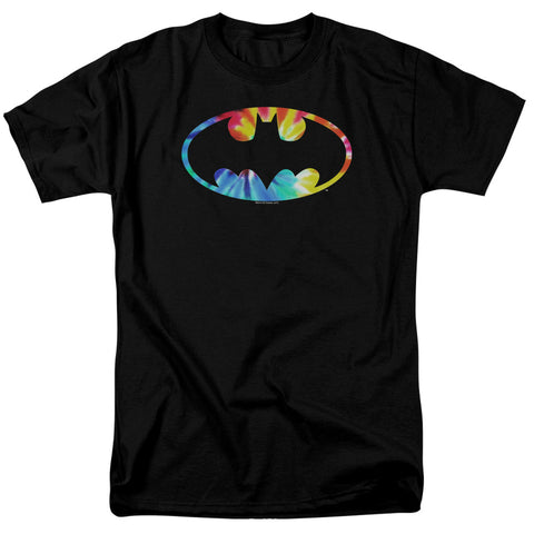 Batman/tie Dye Batman Logo-s/s Adult 18/1-black