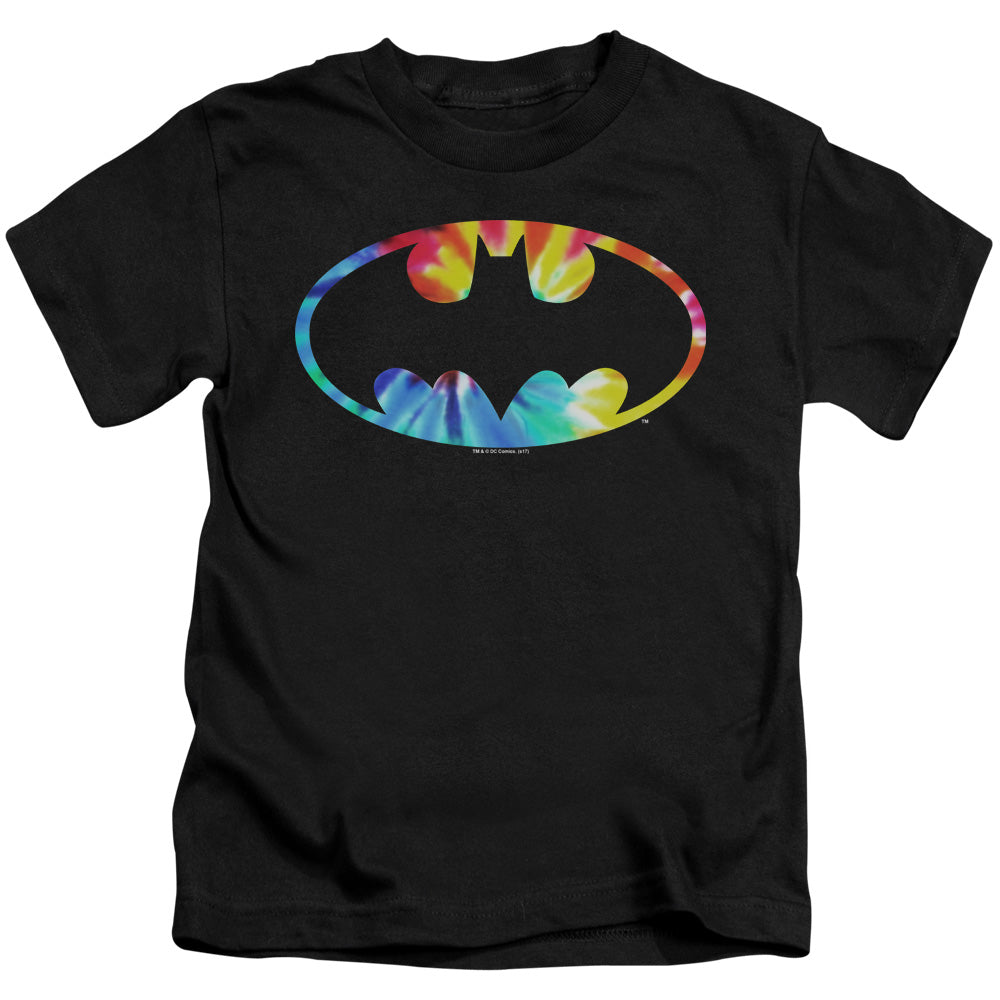Batman/tie Dye Batman Logo-s/s Juvenile 18/1-black