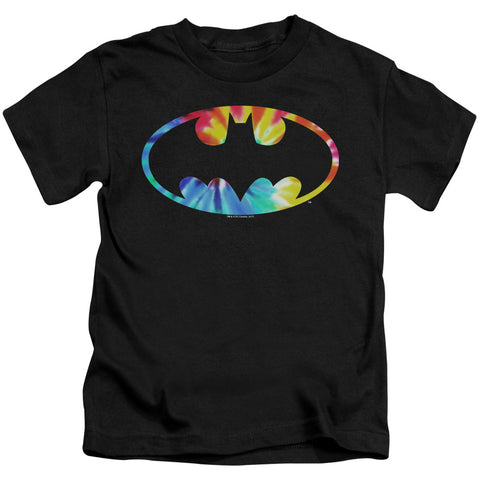 Batman/tie Dye Batman Logo-s/s Juvenile 18/1-black