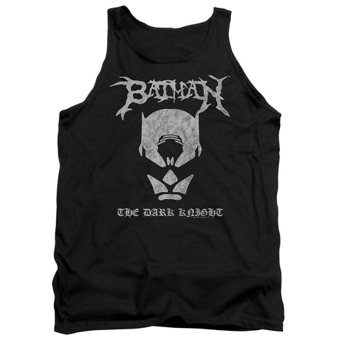 Batman/black Metal Batman-adult Tank-black