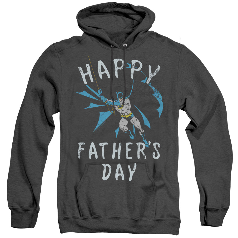 Batman/fathers Day-adult Heather Hoodie-black
