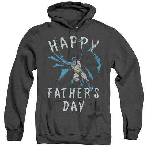 Batman/fathers Day-adult Heather Hoodie-black