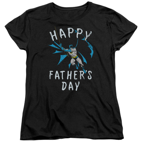 Batman/fathers Day-s/s Women's Tee-black
