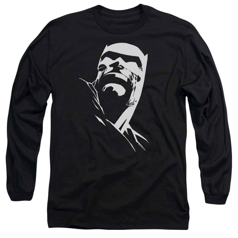 Batman/dkr Head-l/s Adult 18/1-black
